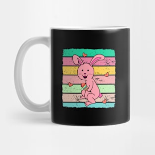 Easter Bunny Funny Rabbit Face Mug